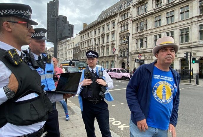 Noisy protest warning for Mr Stop Brexit